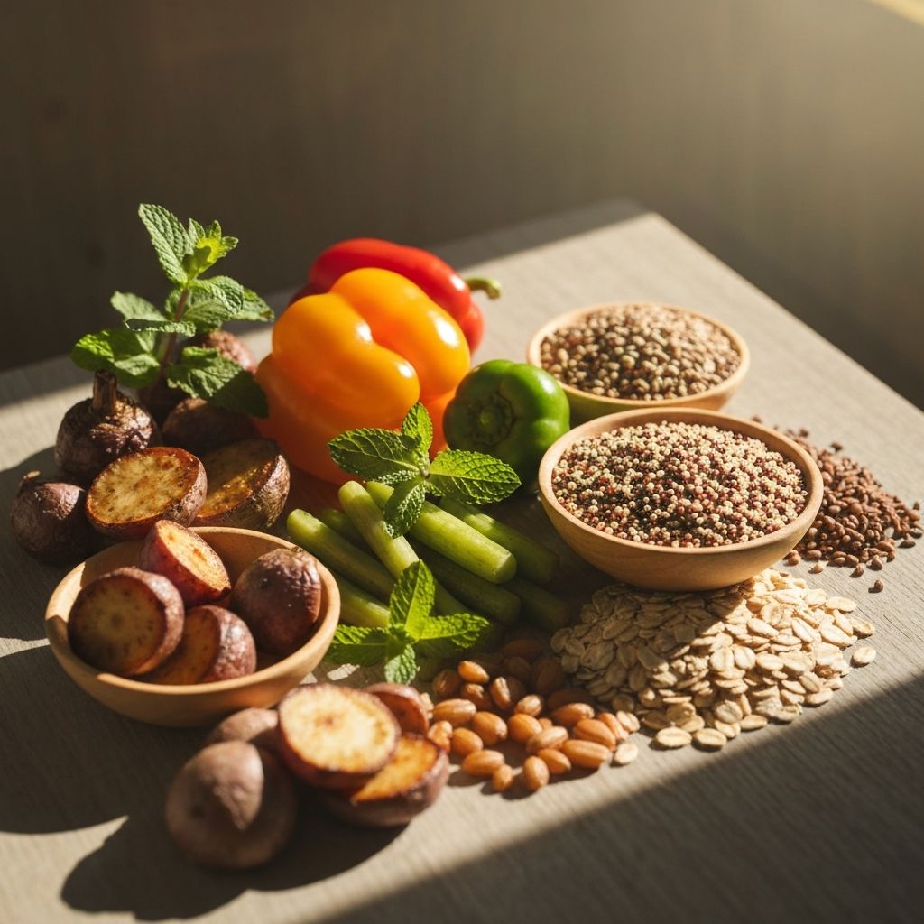 Različite vrste zdrave hrane i namirnica